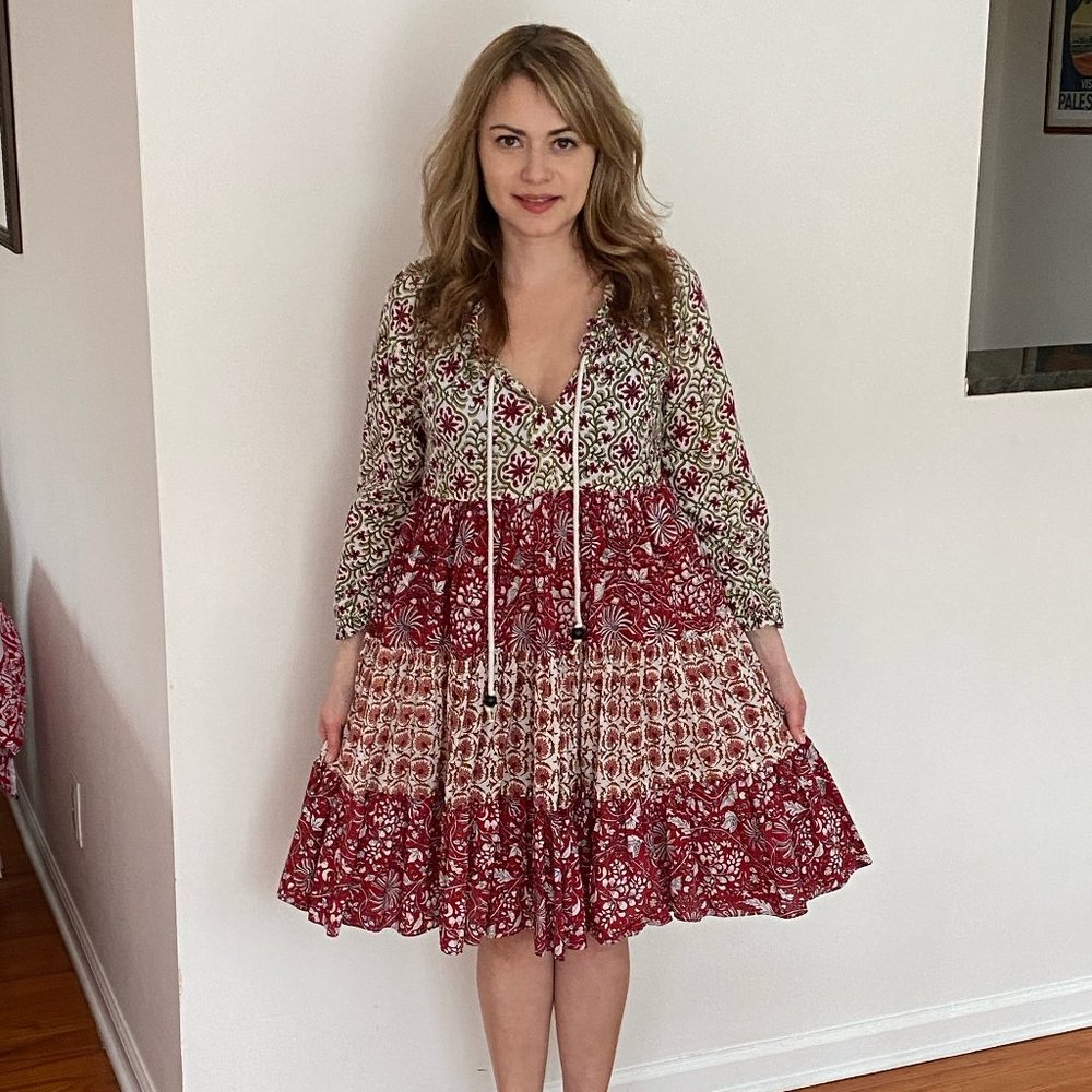 Anthropologie Cottagecore Prairie Dress Small